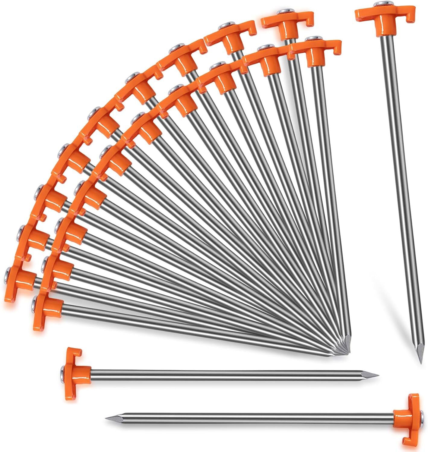 CampSecure  - Heavy-Duty Tent Stakes