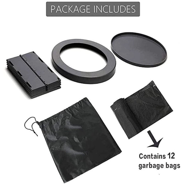 RestStop - Portable Toilet with Lid