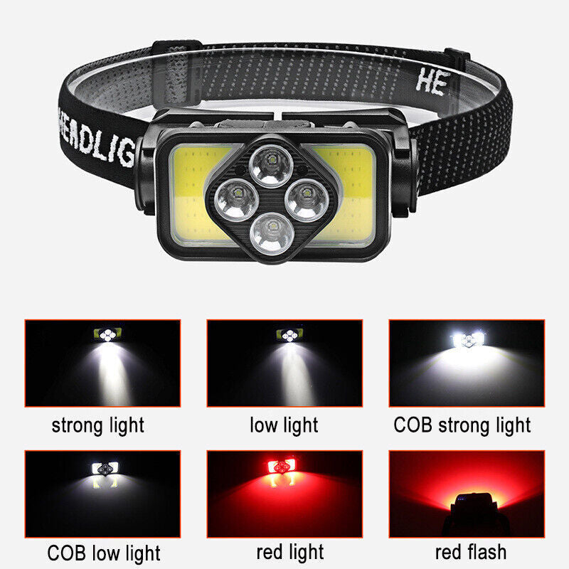 AdventureLite - Portable USB Rechargeable Headlamp