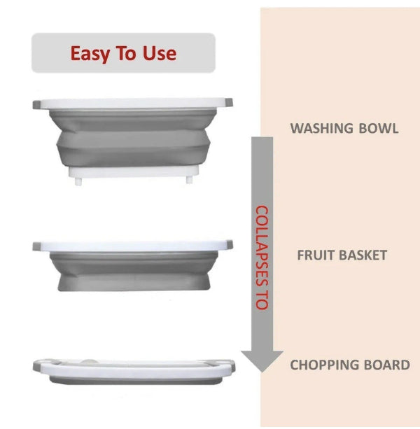 Prep & Rinse - Collapsible Vegetable Washing Basket