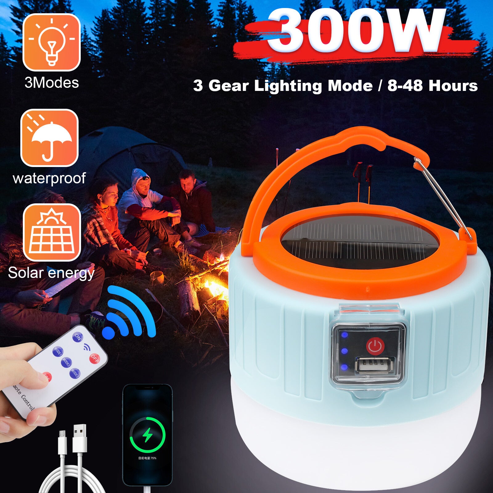 BrightPath - Portable Outdoor LED Lantern