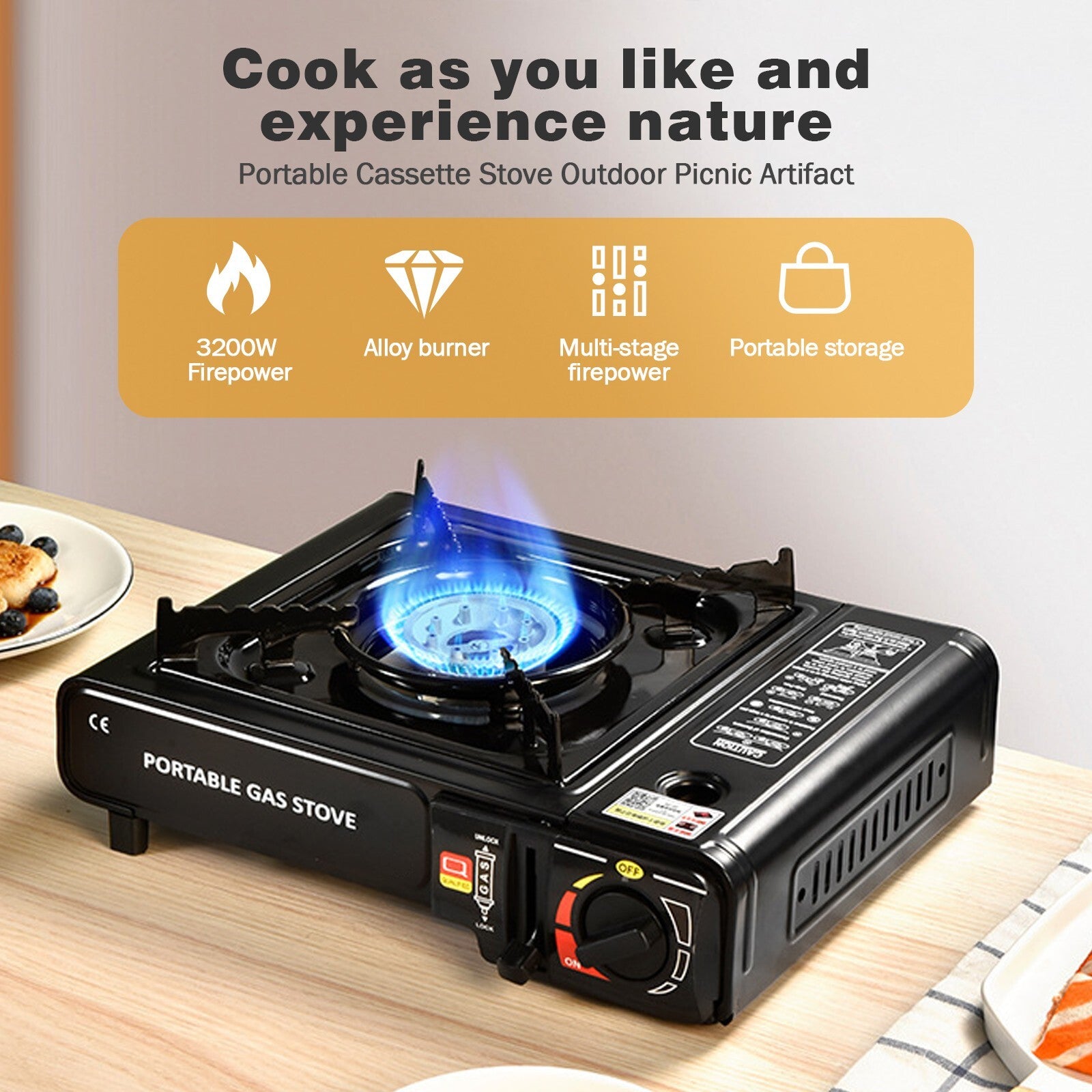BlazeMate - Portable Gas Stove