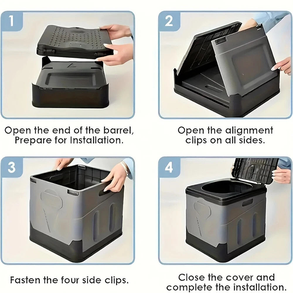 WilderNest - Portable Camping Toilet Tent Kit