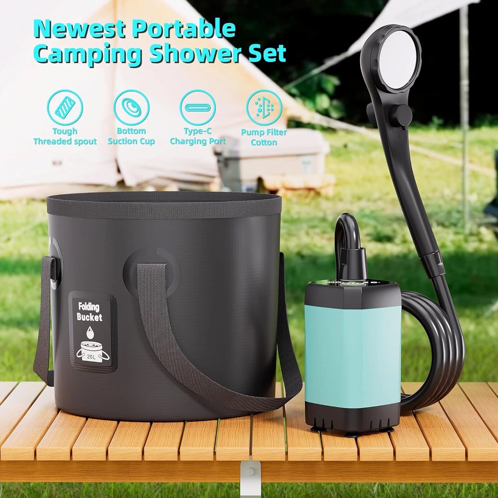 TerraSpray - Portable Camping Shower