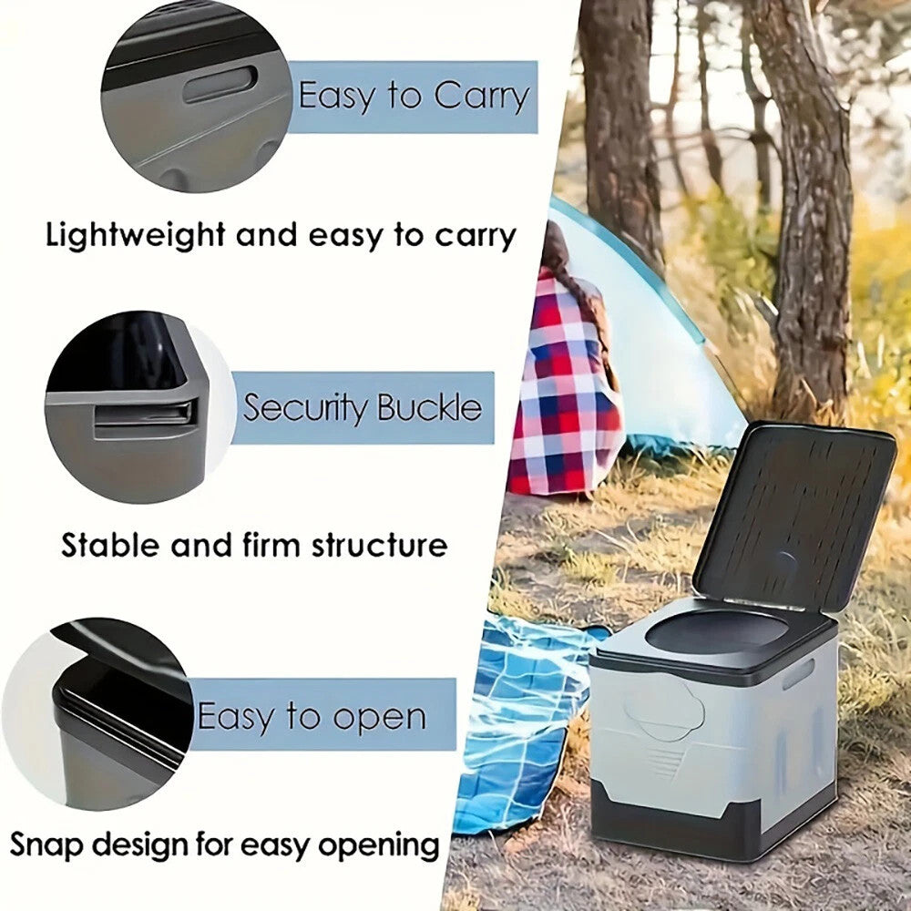 WilderNest - Portable Camping Toilet Tent Kit