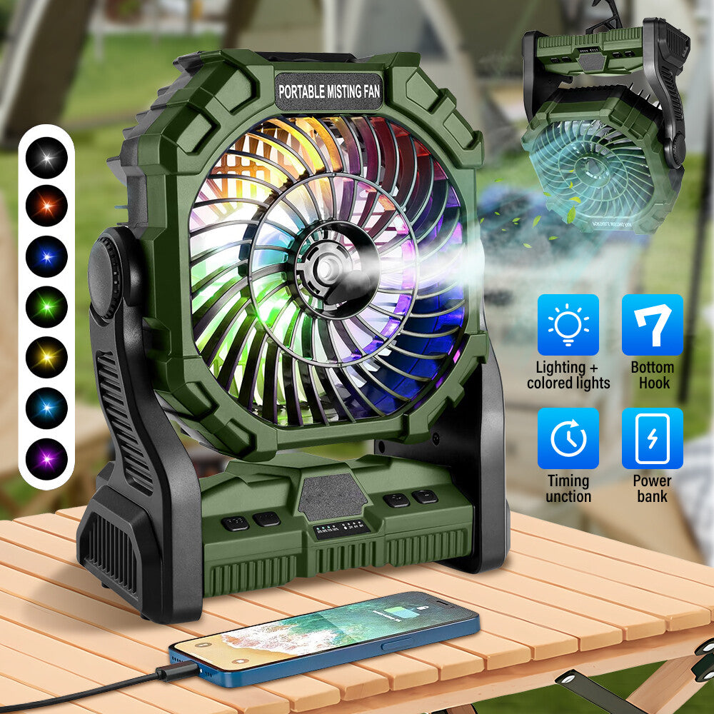 BreezeMax Ultra – Portable Camping Fan