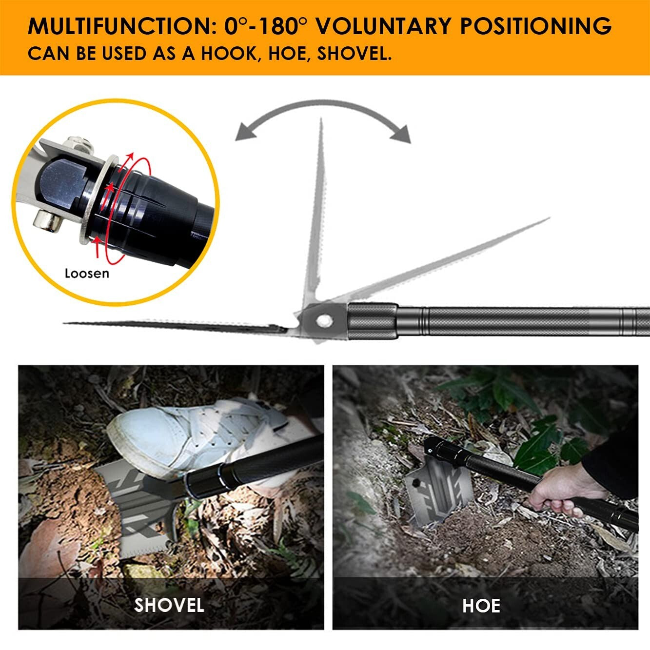 IronClad - Folding Camping Shovel