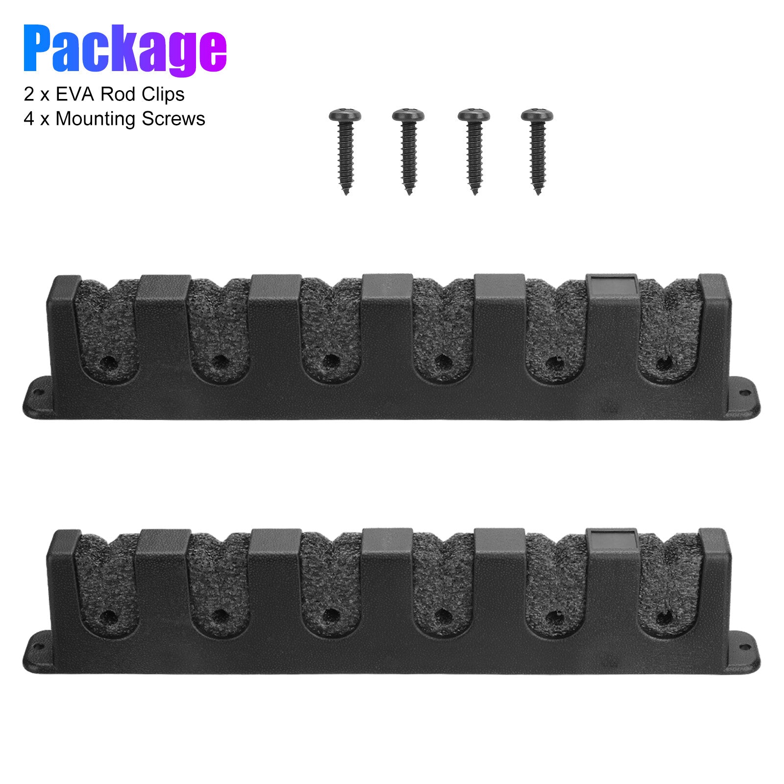 RodVault 6 - Horizontal Fishing Rod Holder Rack