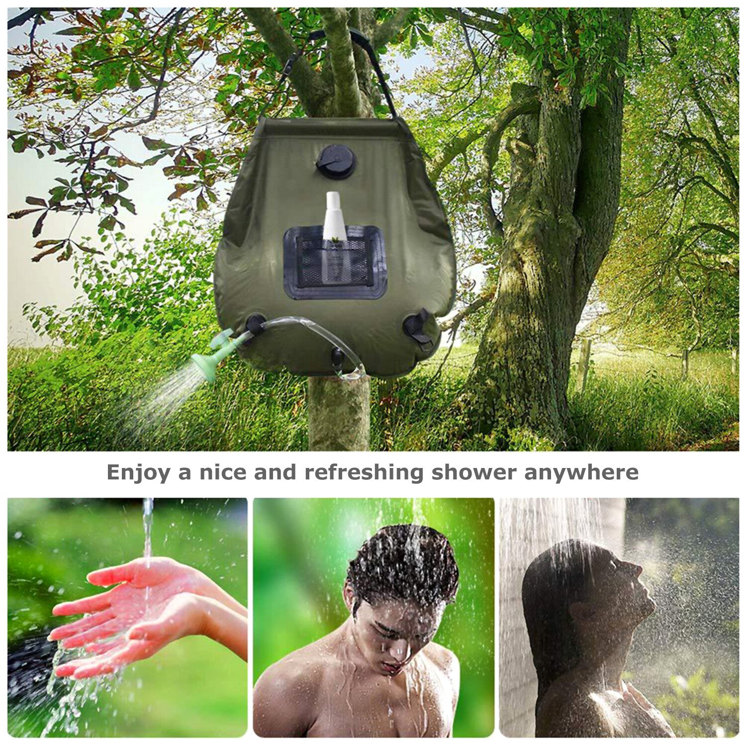 SunFlow Gear - Solar Camping Shower