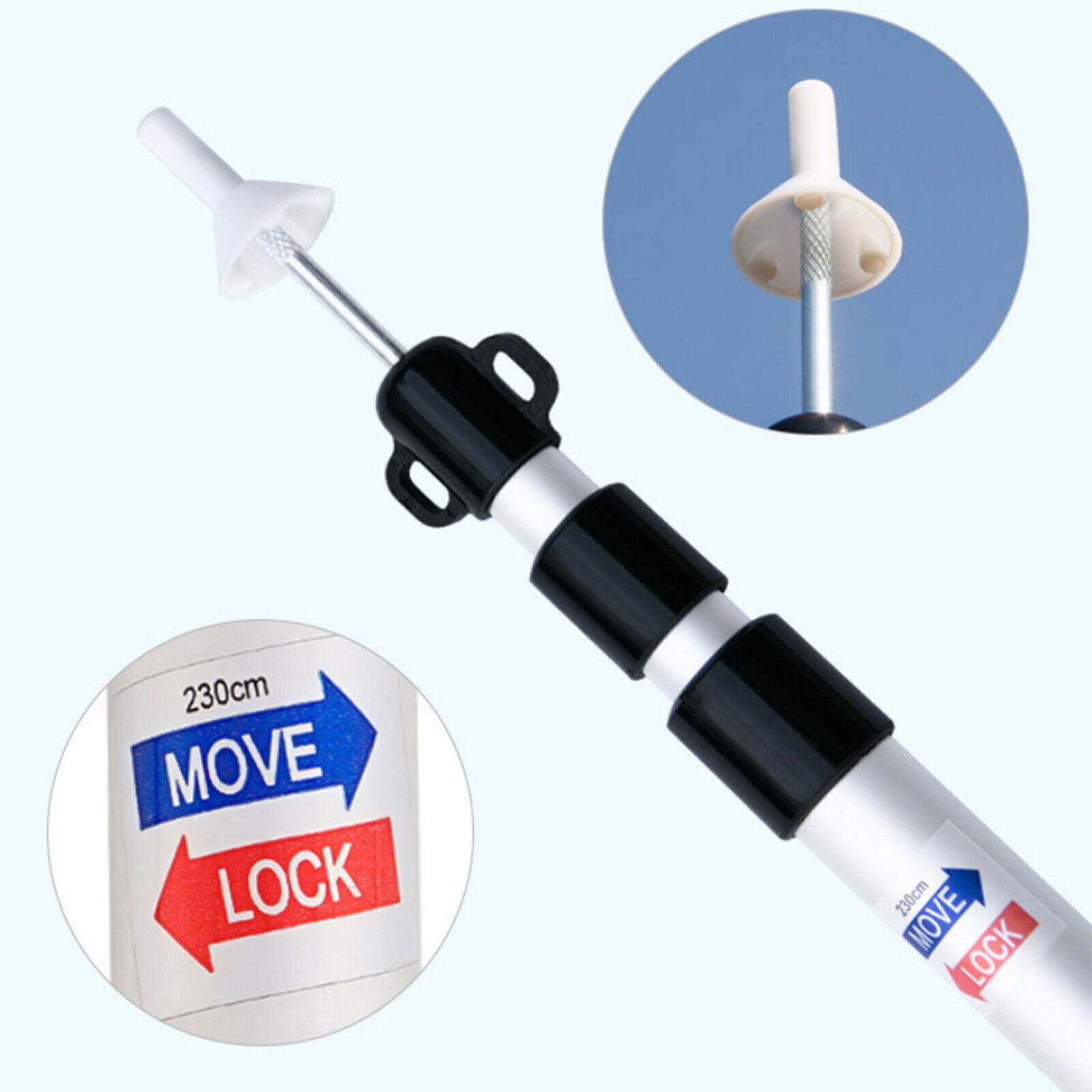 BaseGrip - Telescopic Tent Pole