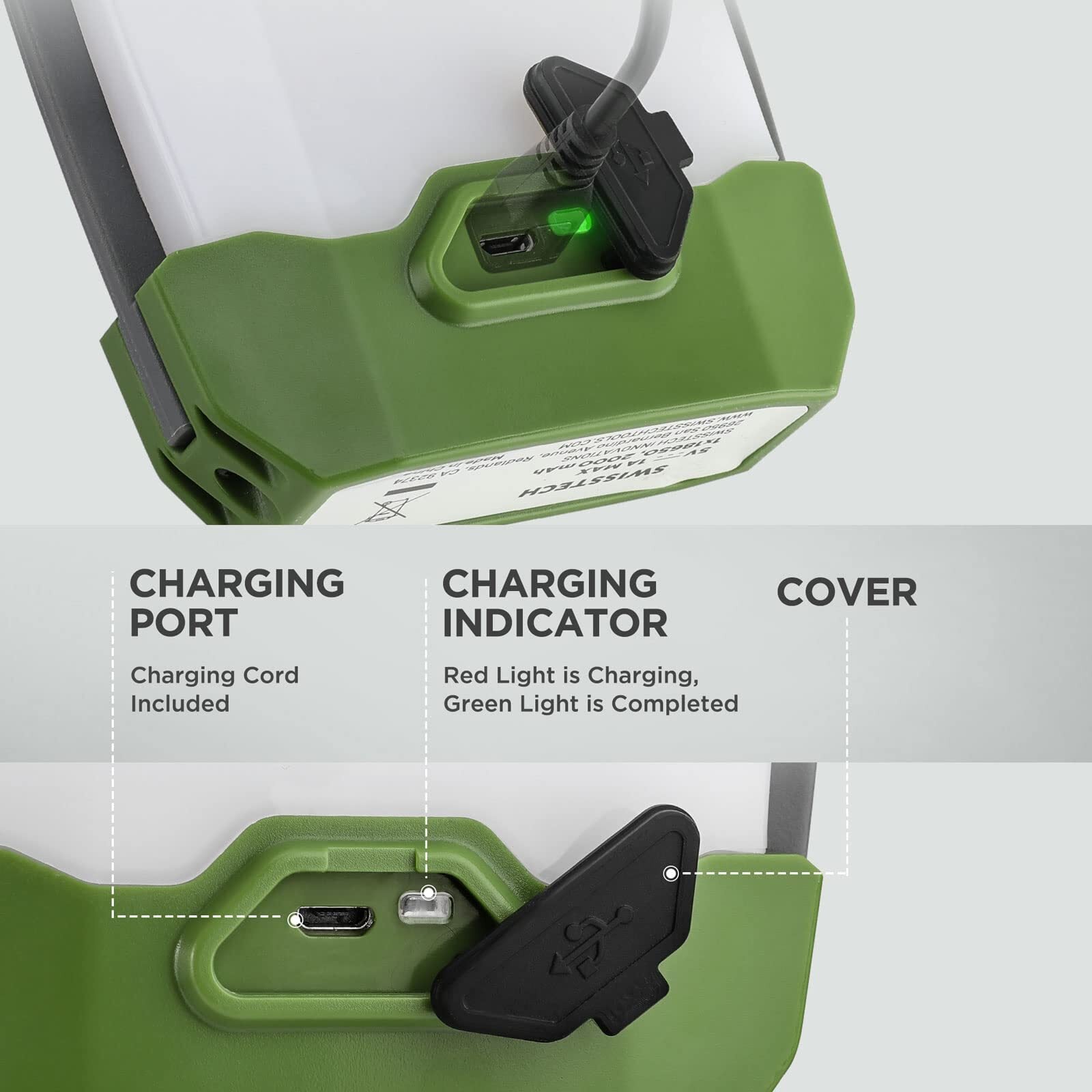 Glowzen - Rechargeable LED Camping Lantern