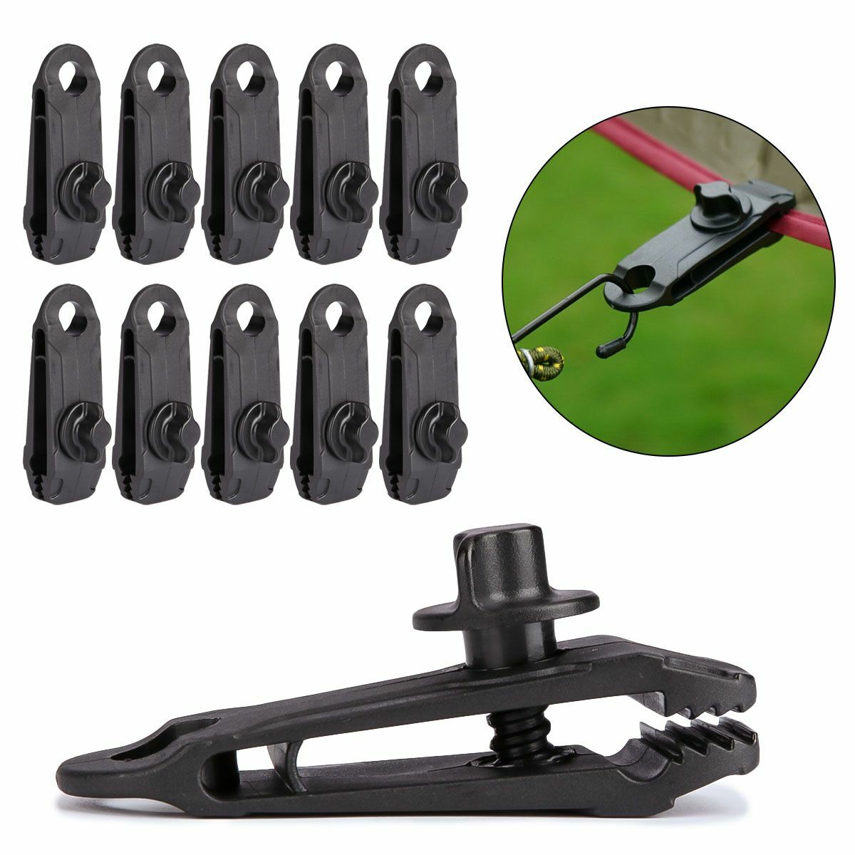 GripMax Clips – Tent Clips for Camping