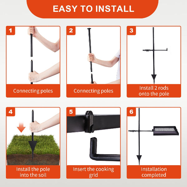 AdventureGrate - Portable Campfire Grill