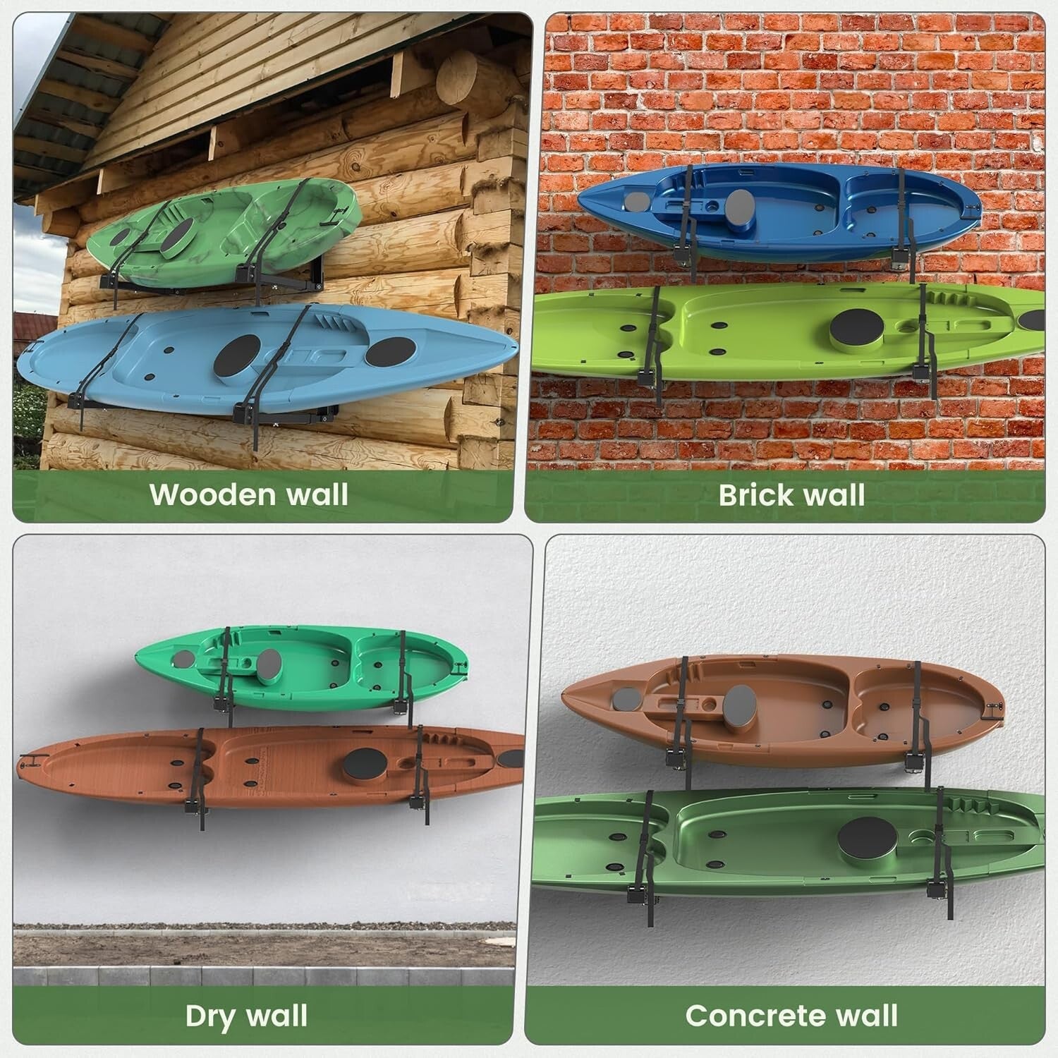 CurrentHold - Foldable Kayak Wall Rack