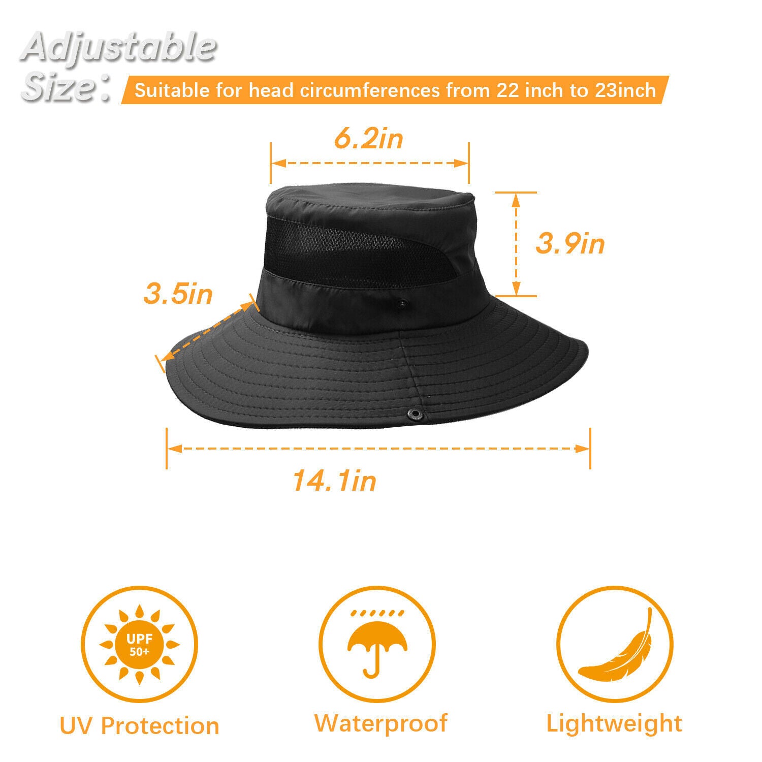 SunGuard Explorer - Wide Brim Fishing Hat