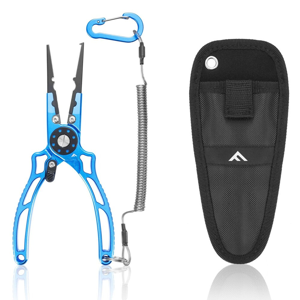 LineSnap - 6-in-1 Aluminum Fishing Pliers