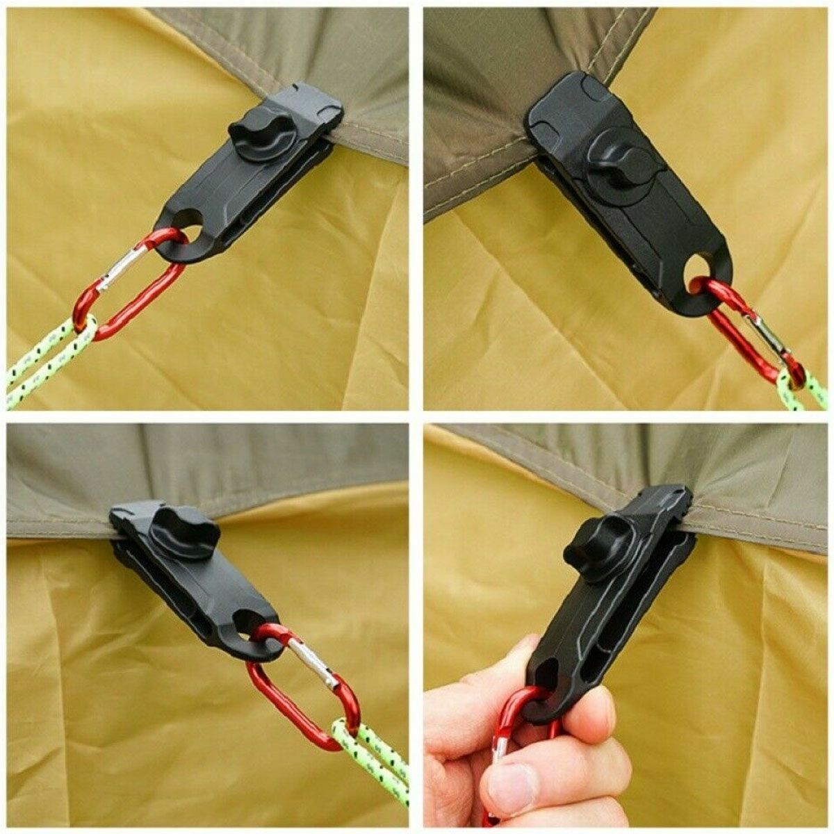 GripMax Clips – Tent Clips for Camping
