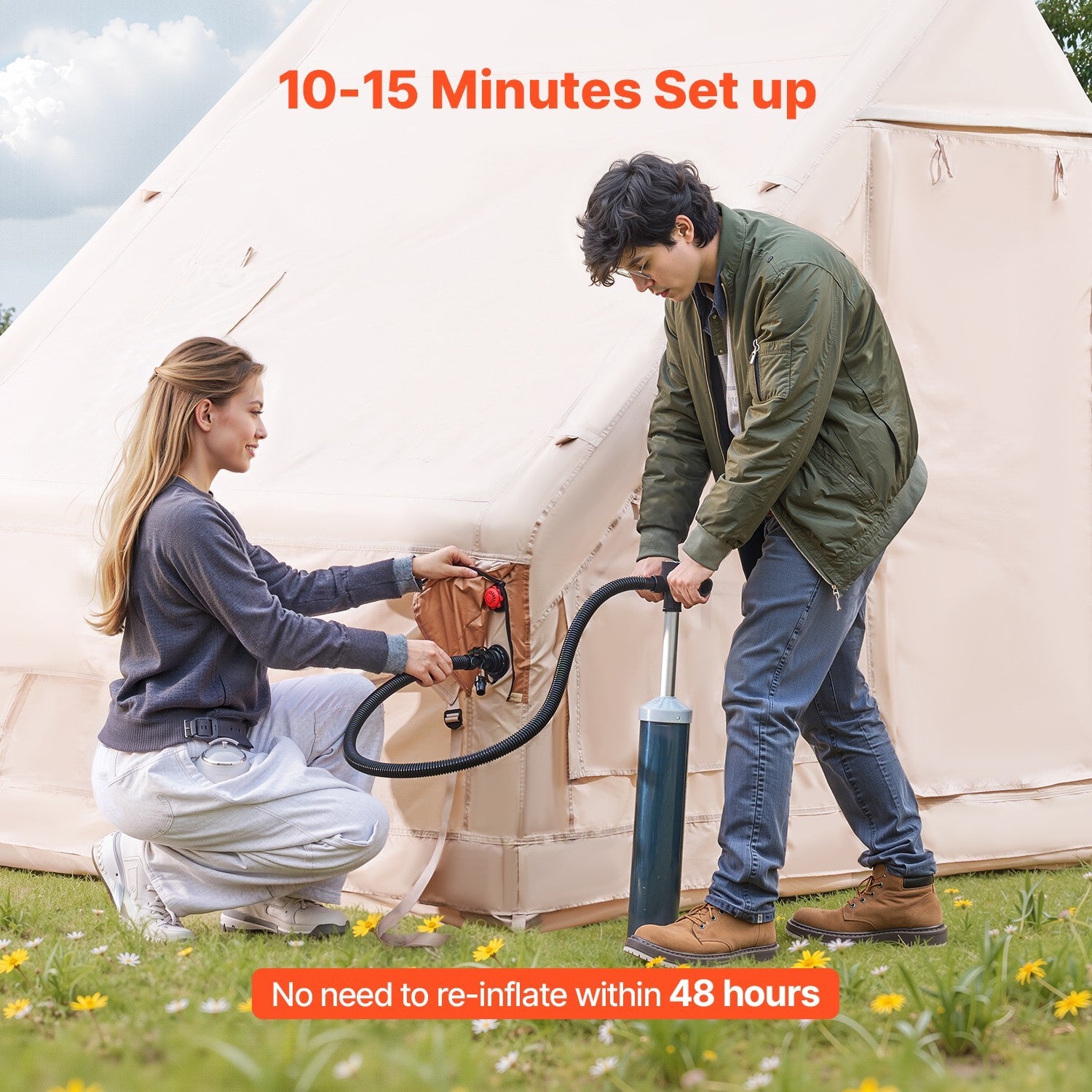 SkyHaven - Inflatable Camping Tent