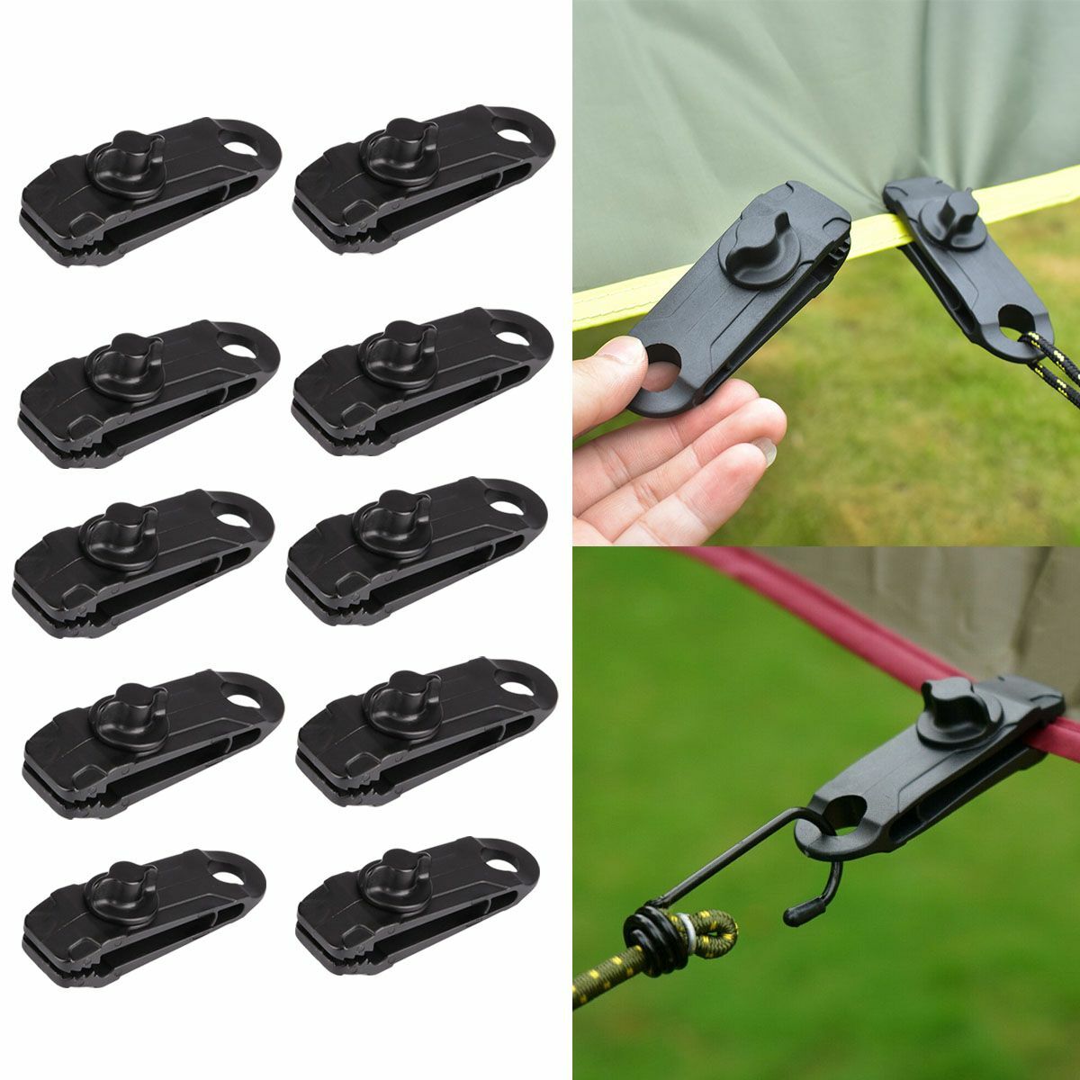 GripMax Clips – Tent Clips for Camping
