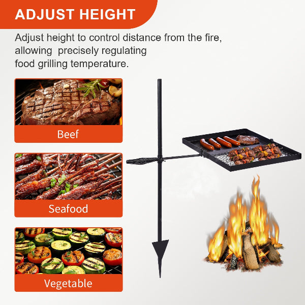 AdventureGrate - Portable Campfire Grill