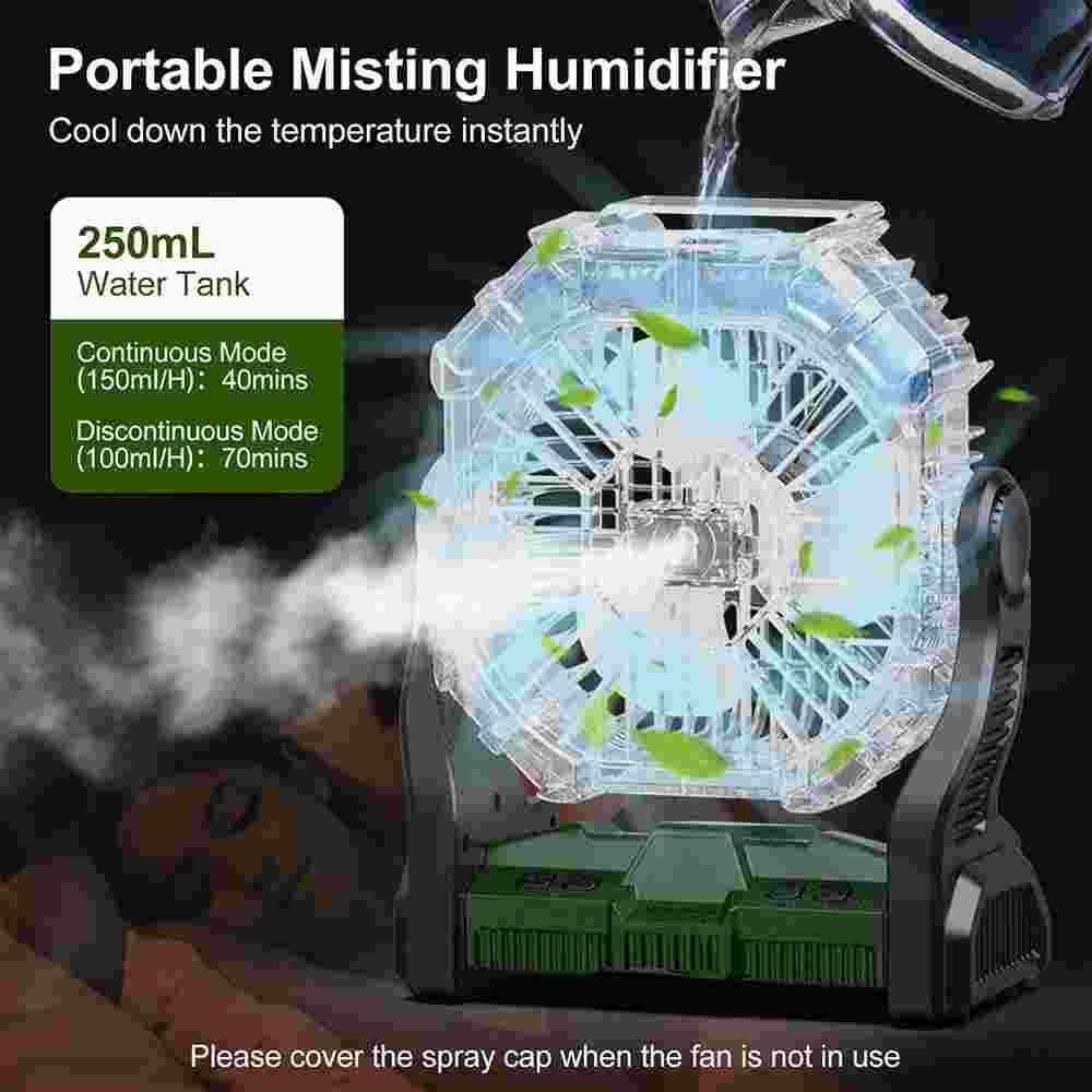 BreezeMax Ultra – Portable Camping Fan