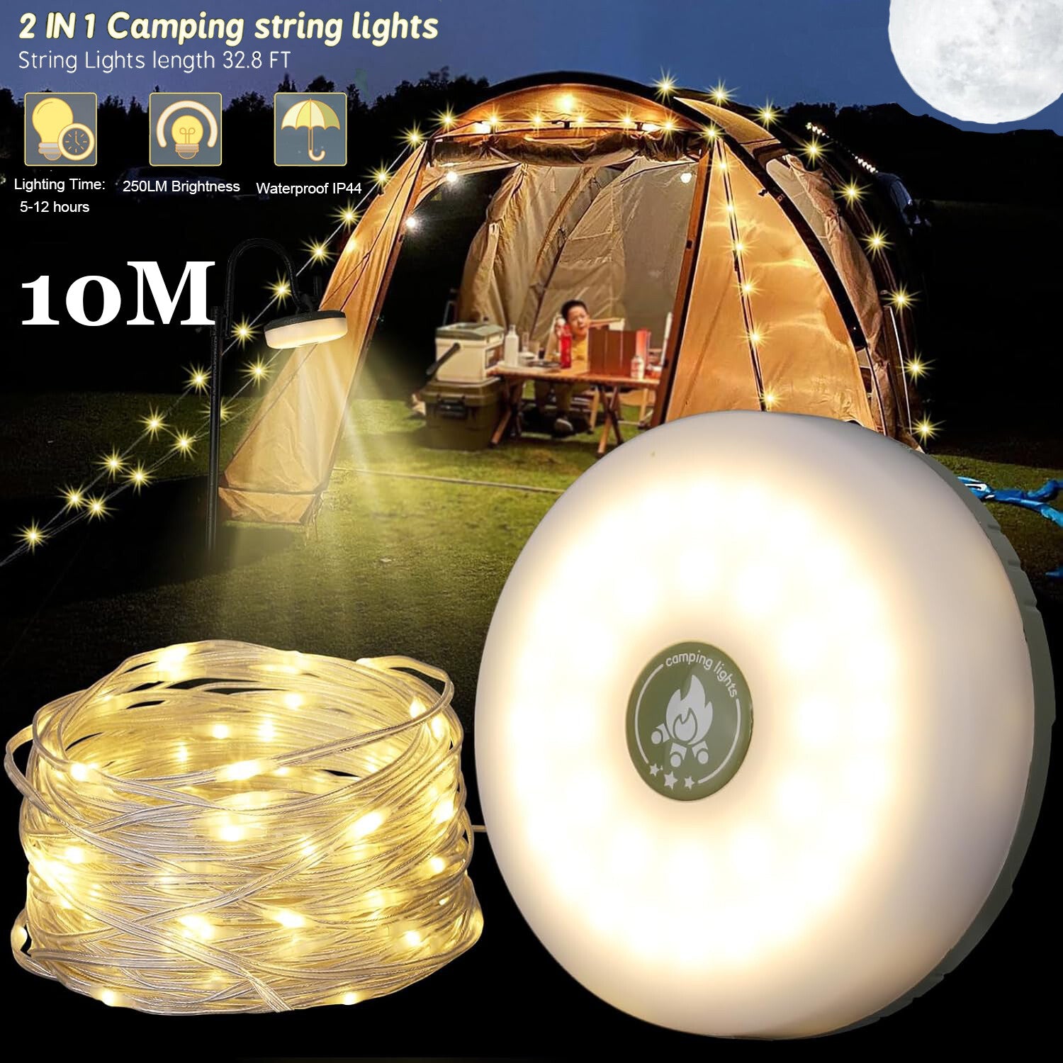 CampBright - Camping String Lights