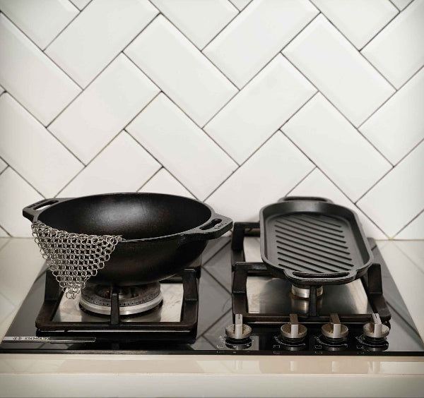 PanArmor - Chainmail Cast Iron Scrubber