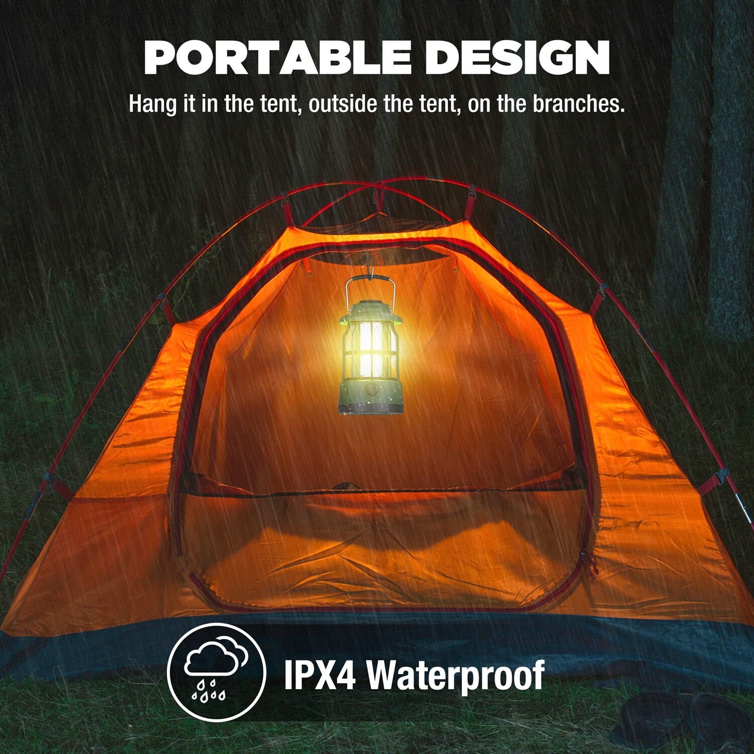 CampFire Glow - Portable Camping Lantern