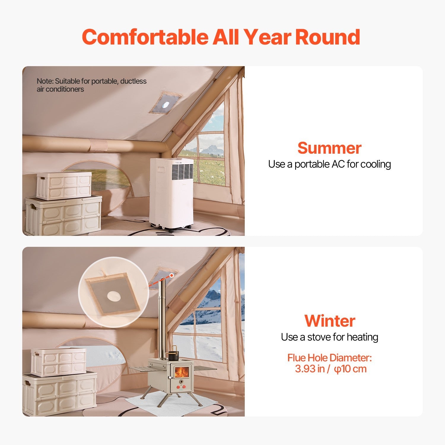 SkyHaven - Inflatable Camping Tent