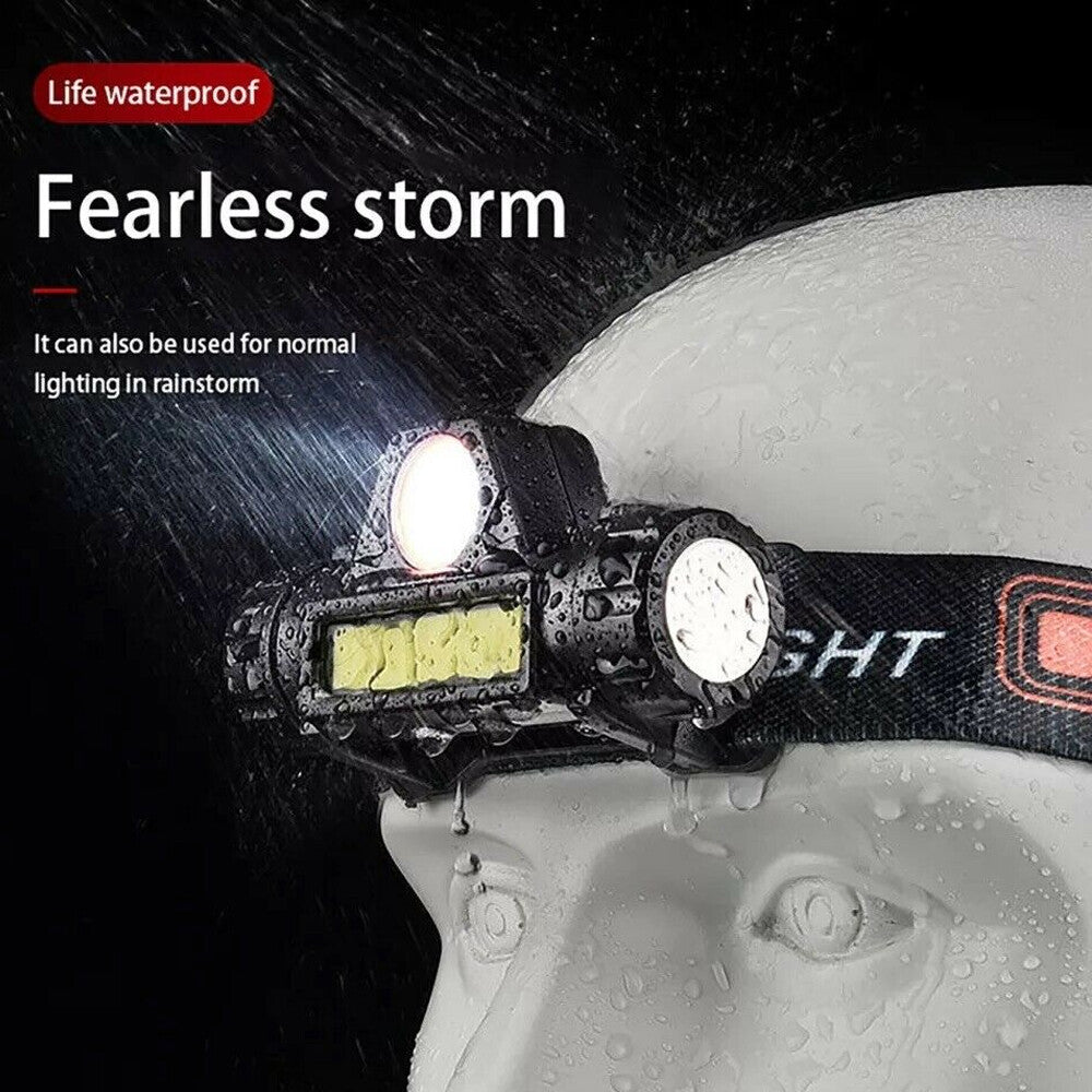 AdventureLite - Portable USB Rechargeable Headlamp