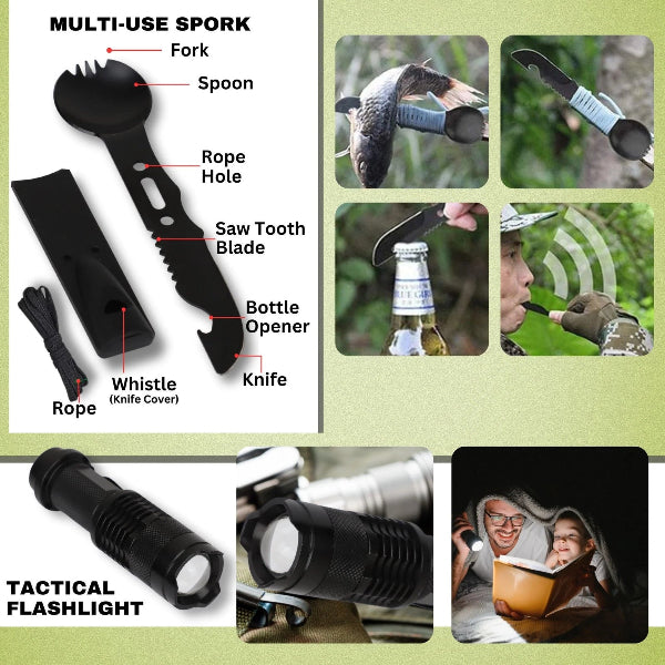 TrailFox  - 28-in-1 Survival Kit