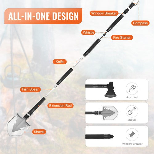 RangerPro - Camping Shovel and Axe Set
