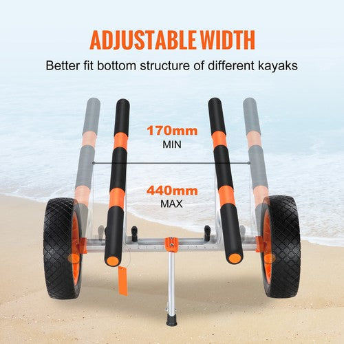 WavePort - Portable Kayak Trailer Cart