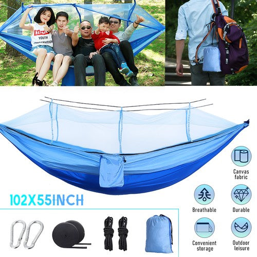 EasyRoam - Portable Camping Hammock with Mosquito Net