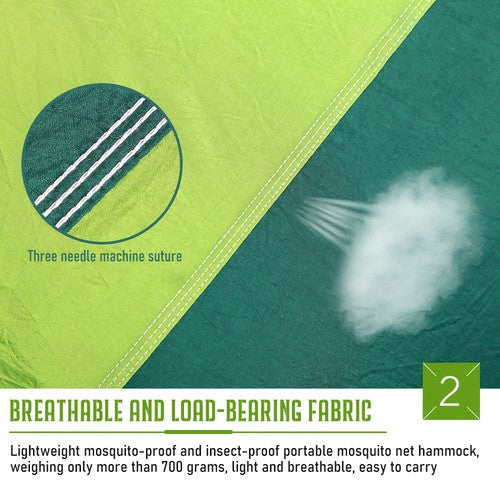 EasyRoam - Portable Camping Hammock with Mosquito Net