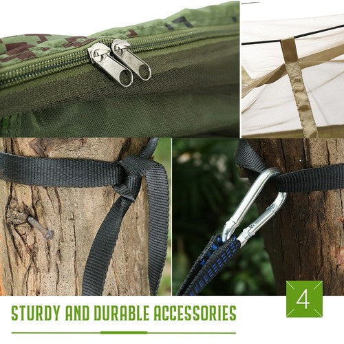EasyRoam - Portable Camping Hammock with Mosquito Net