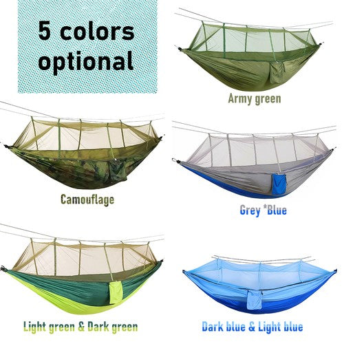 EasyRoam - Portable Camping Hammock with Mosquito Net